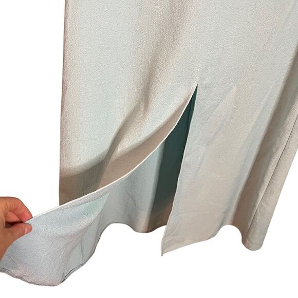 Topshop minty blue maxi dress. Size 2 - Picture 7 of 11